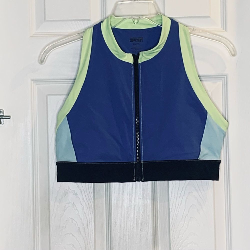 Solid & Striped Color-Block Stretch Sports Bra Si… - image 6